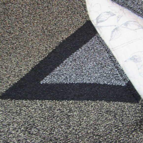 Karen Millen Metallic Bandage Knit Bodycon Dress Front Zip Gold Black UK S 4-6 - Picture 9 of 16